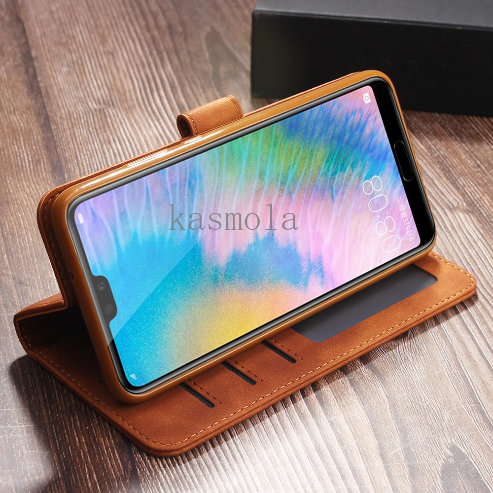 Роскошный Флип Ретро Кожаный чехол для huawei P30 P30 Pro P20Lite мягкий чехол для карт для Mate30 lite Honor10lite Y7 Y9 чехол-кошелек