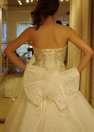 Винтажное роскошное длинное свадебное платье с милым горным хрусталем с бантом свадебное платье большого размера на заказ