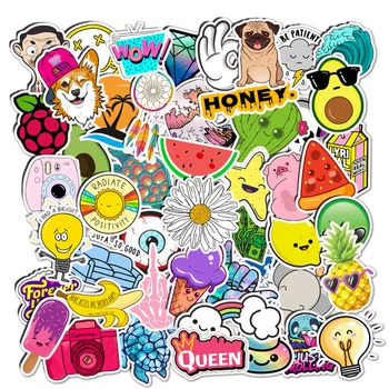 

50PCS Stickers Pack Girl Anime Sticker Things For Children On The Laptop Fridge Phone Skateboard Suitcase Notebook Sticker