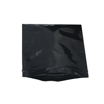 

3000pcs/lot 6x8cm Black Heat Seal Poly Package Packing Bags Small Zip Lock Resealable Dried Food Snacks Pack DHL Shipping