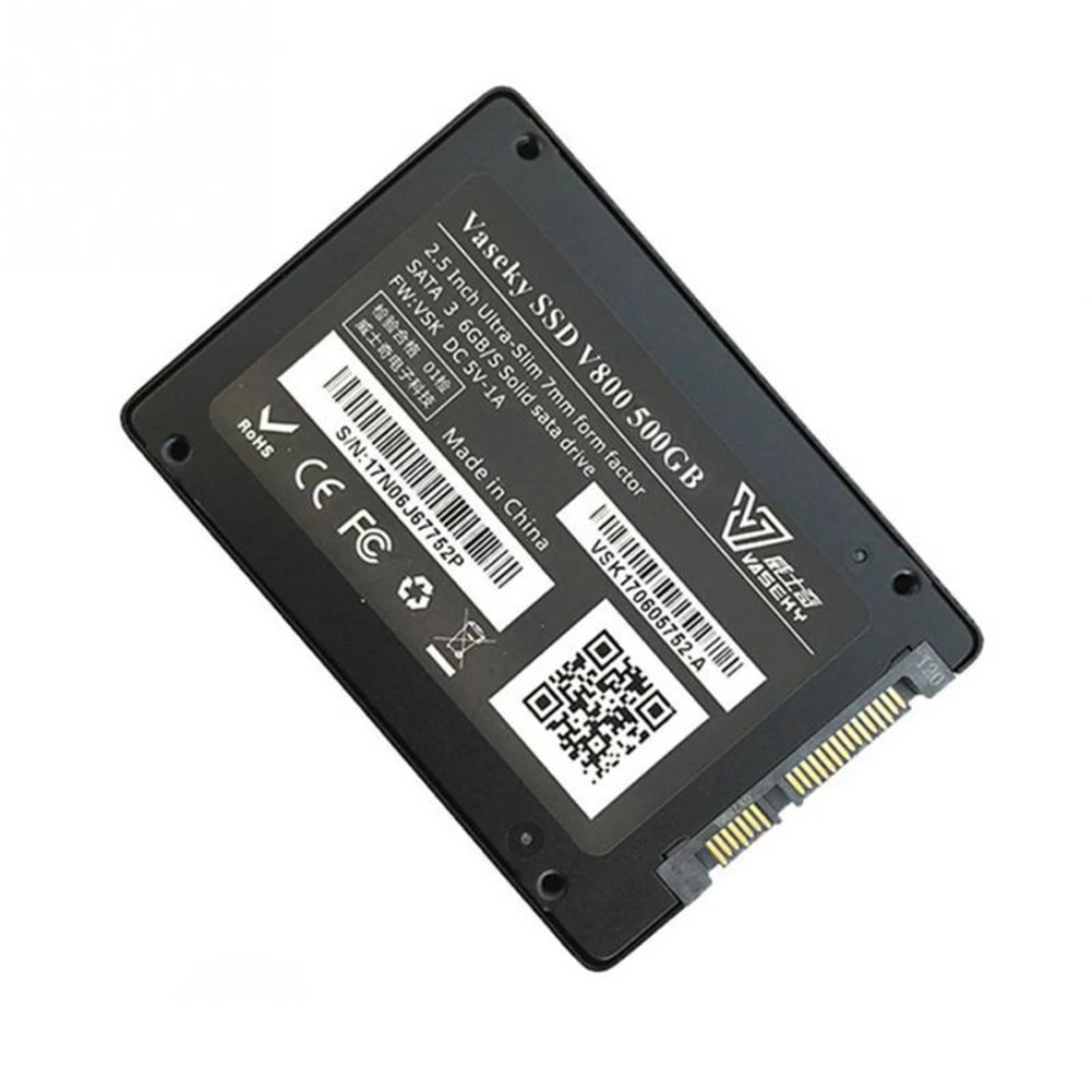 Vaseky HHD SATA V800 SSD 500GB 240GB HDD компьютерный жесткий диск 2,5 дюймов Внутренний твердотельный диск SATA3 3,0 3,0 60G 64G 120G 128G