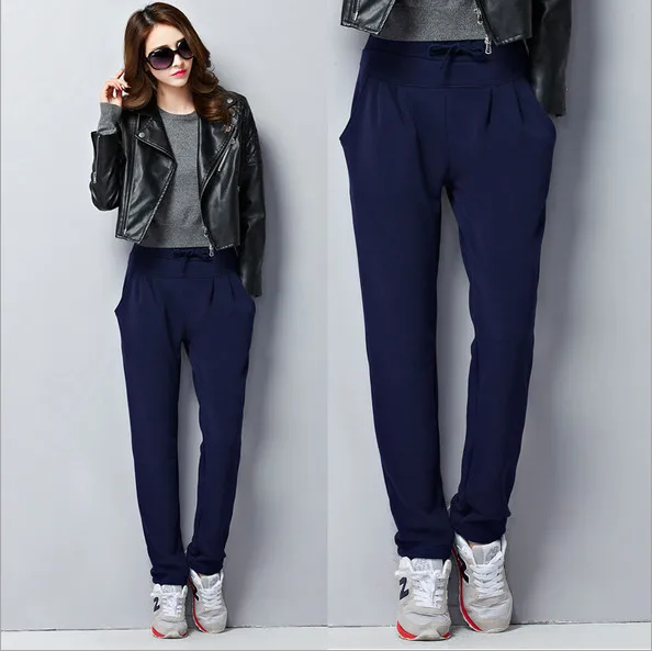 6XL, Летние Формальные теплые штаны, Pantalones Mujer,, женские брюки, элегантные, свободные, негабаритные, женские штаны-шаровары с лямкой на шее, K433
