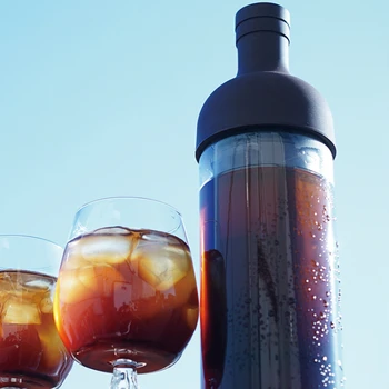 

Japan Imported Coffee Maker Pot Mocha Cold Brew Cafetera Filter Coffee Pot Leakproof Thick Glass Tea Infuser Percolator Tool
