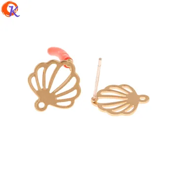 

Cordial Design 100Pcs 12*13MM Jewelry Accessories/Earrings Stud/DIY Parts/Leaf Shape/Hand Made/Jewelry Making/Earring Findings