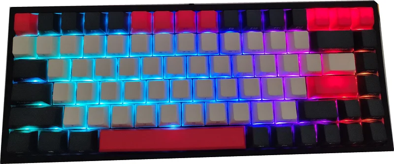 RGB Keycool 84 механическая клавиатура игровая клавиатура с переключателем gateron подсветка мини компактный keycool84 - Цвет: Keyboard4 only