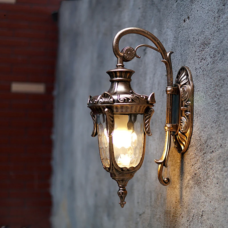 Europe Outdoor Wall Lamp American Style Retro Exterior Light Waterproof O Garden Lights wall light outdoor porch light