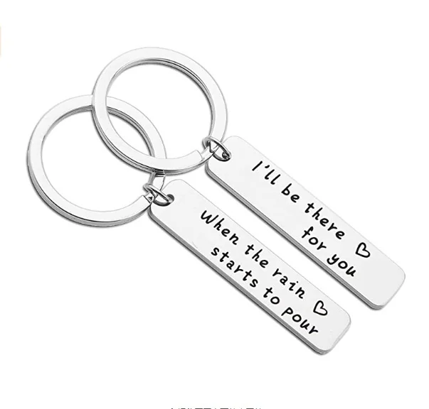 

2020 Couple Keychain I'll Be There for You Keychain Set Friends TV Show Inspiration Keychain Gift For BFF Boyfriend