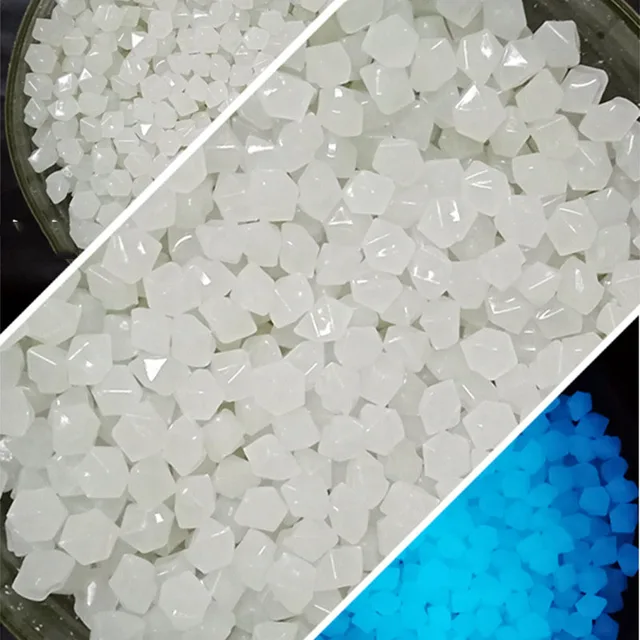 100 Db/Táska Világító Kövek Otthoni Kerti Akvárium Tereprendezés A Sötét Kavicsokban Mesterséges Fluoreszkáló Műanyag Kavicsban - Image 6