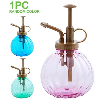 

350ml Pumpkin Spray Bottle Handheld Plastic Plant Flowers Pressure Sprayer Random Color For Watering Flower Jug Succulent Plants