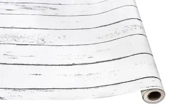 ไม้สีขาววอลล์เปเปอร์PeelและStickวอลล์เปเปอร์Self Adhesiveวอลล์เปเปอร์วอลล์เปเปอร์ที่ถอดออกได้สำหรับKidroomห้องนอนWall Decorบ้าน 7