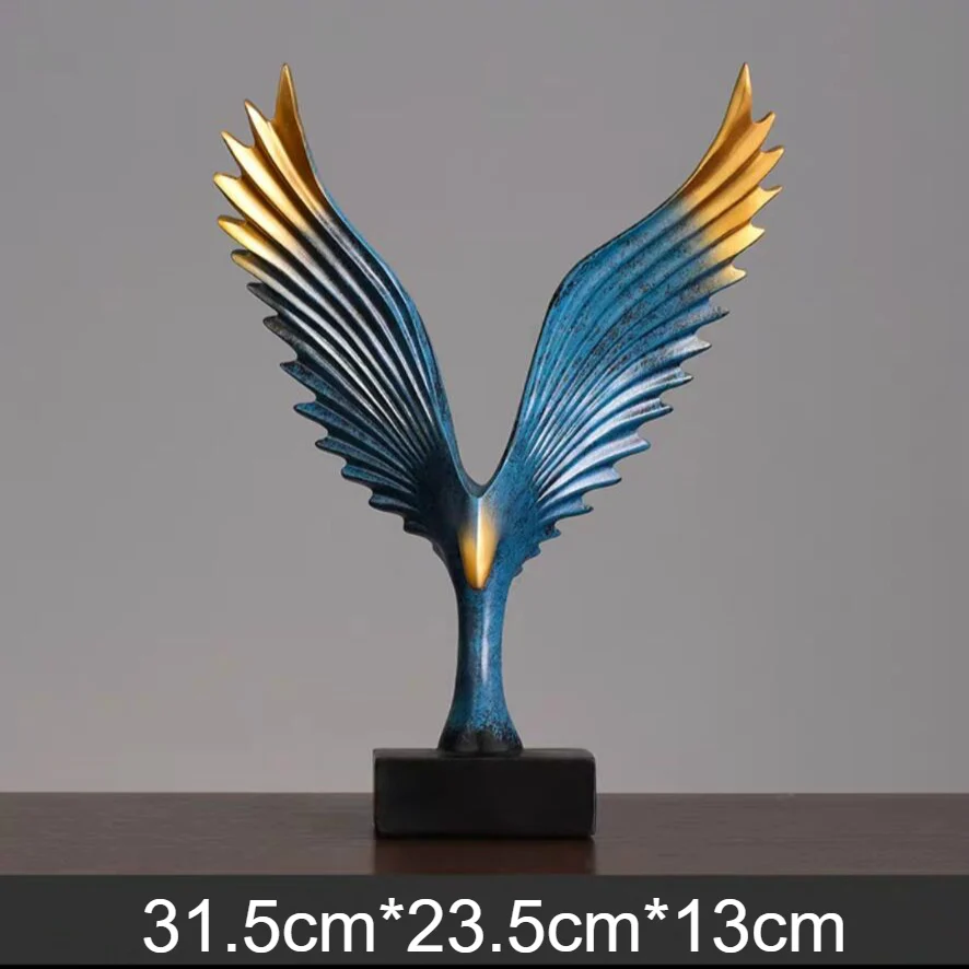 eagle Семейные фигурки совы, милые украшения для танцев, домашний декор, креативные изделия в виде животных, аксессуары для домашнего декора, свадебный подарок для влюбленных - Цвет: eagle