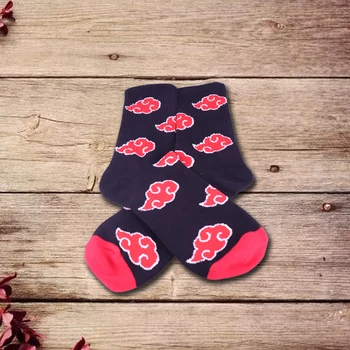 

Japan Anime Akatsuki Cloud Pattern Socks
