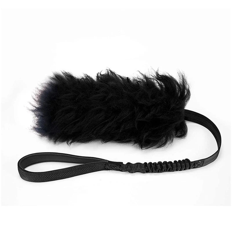 Dog Rope Toy Interactive Pet Dog Bungee Toy with Rubber Ball Dog Tug