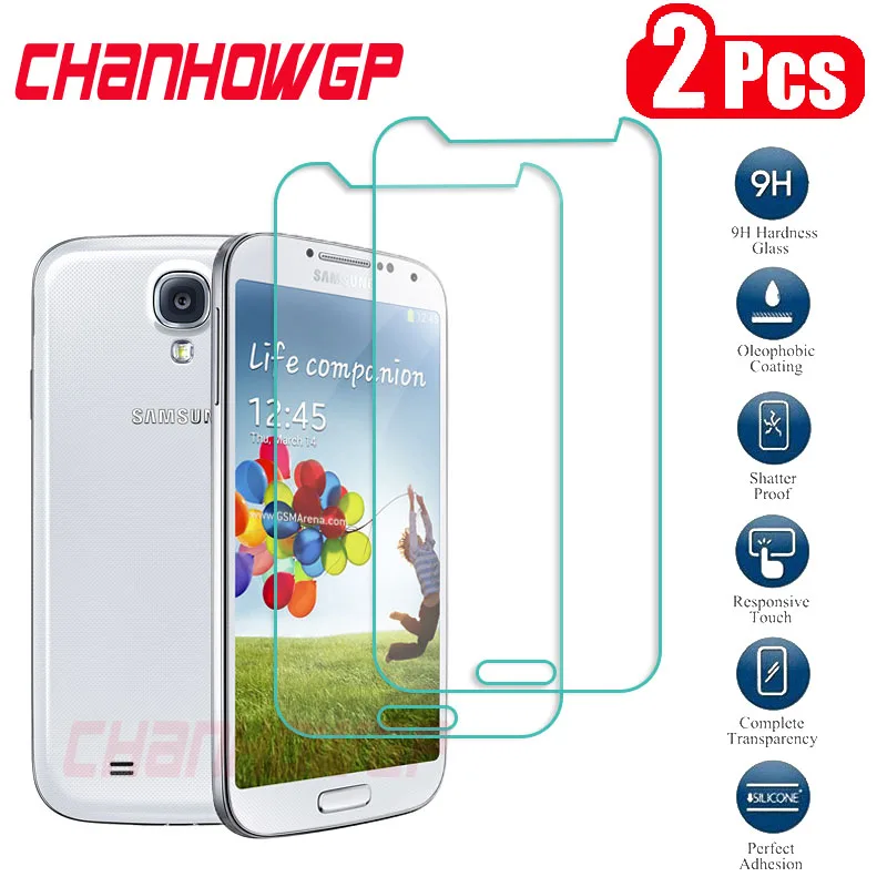 

2pcs 9H S4 cover Tempered Glass For Samsung Galaxy S4 GT-9505 Screen Protector For Samsung Galaxy S4 i9500 Protective Film Glass