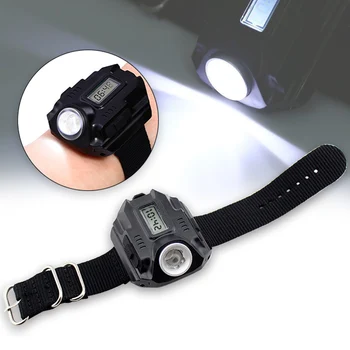 

Wristband Riding Hand Torch SOS Signal Outdoor Multifunctional Electric LED Watch Practical USB Charging Night Fishing Camping