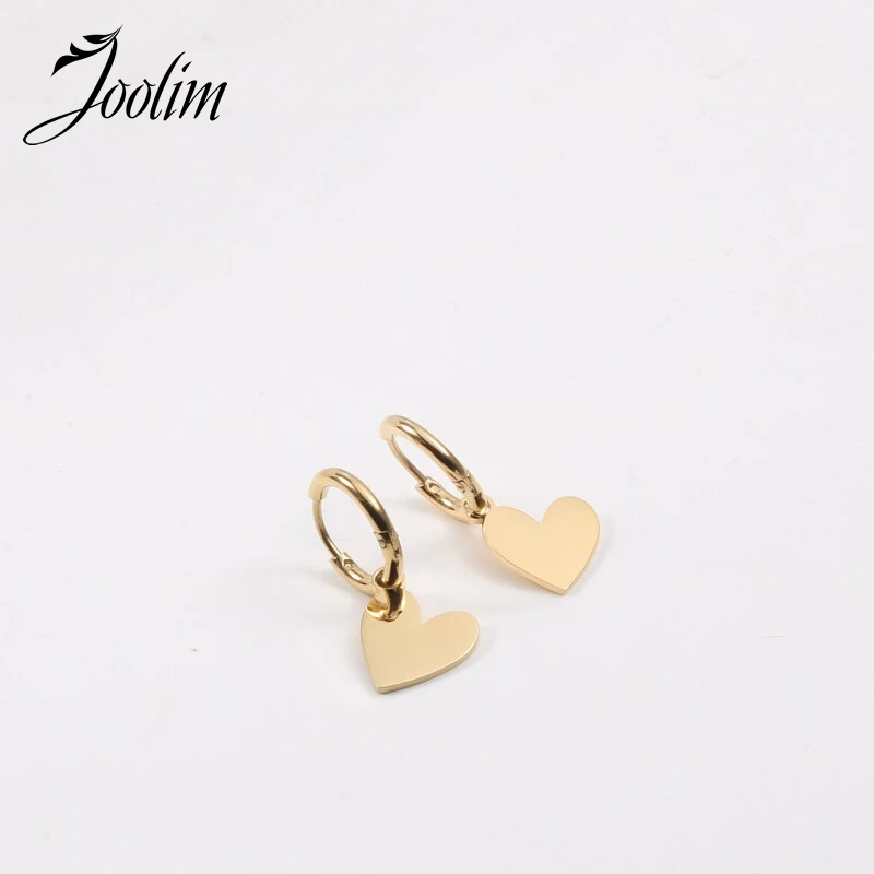 

Waterproof & Tarnish Free Minimalist NO Fade Simple Heart Ear Clip Earrings Stainless Steel Jewelry