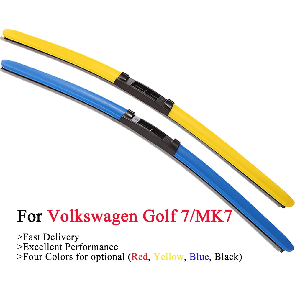 Разноцветные щетки стеклоочистителя HESITE для VW Volkswagen Golf 7 MK7 Alltrack vant GTI аксессуары