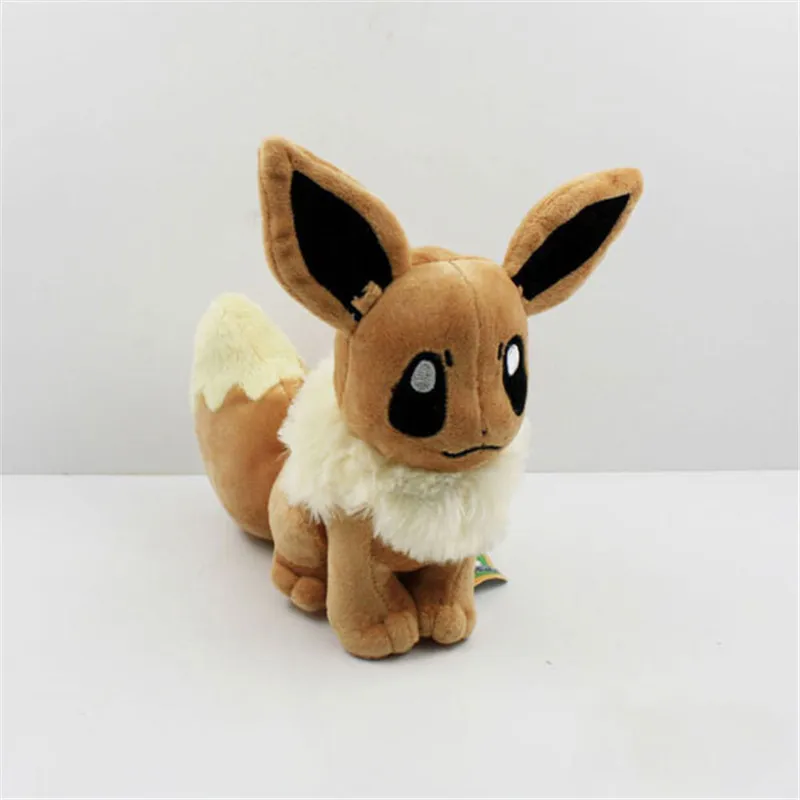 Wholeale Price 20pc 20cm Eevee Epeon Umbreon Glaceon Vaporeon Flareon Jolteon Plush Ex Gx Mega Doll Toy for Kids Xmas Gift - Color: Brown