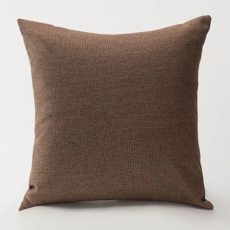 Modern Light Luxury Cushion Cover 50x50cm Solid Color Linen Throw Pillow Car Home Sofa Decoration Cushions Decorative Pillows | Дом и сад