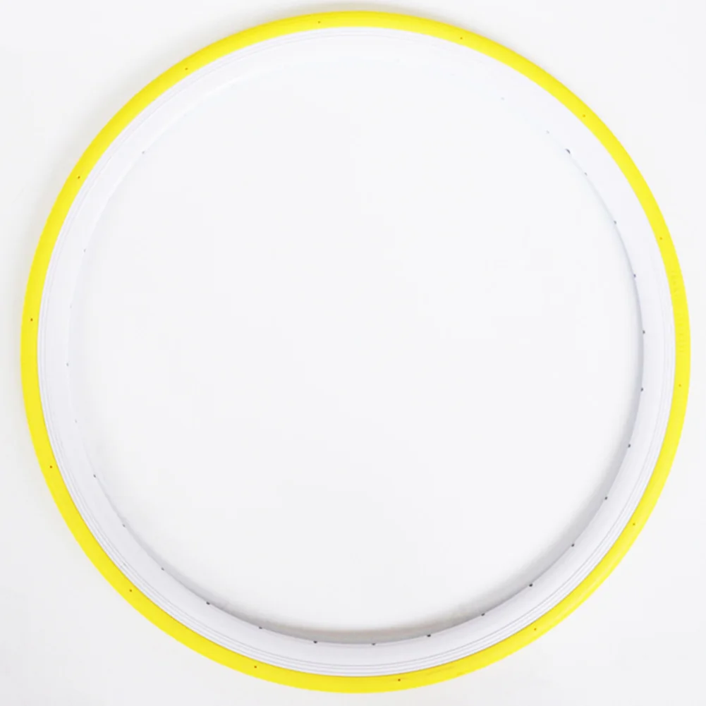 Yellow Outdoor Bicycle Accessorizes Cycling Mountain Bike 700x23C Parts Solid Tube Tire Shock-absorbing Explosion-proof Road Rubber - Color: Yellow