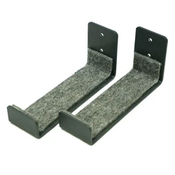2pcs Surfboard Wall Rack Display Rack Wall-Mounted Surfboard Display Mount Multifunctional 100% Aluminum Hanger Black