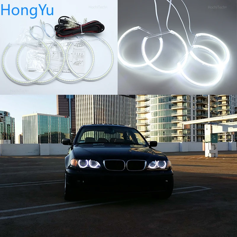 Для BMW E46 sedan touring с проекторами 1998-2005 Smd комплект светодиодов глаза ангела отличное