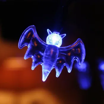 

20 Lapms Bat Lights Halloween Party Home Decor Lights LED Fairy String Lights Halloween Supplies