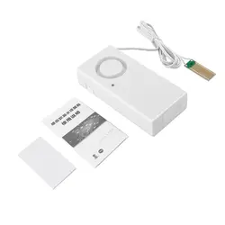 Water Leakage Alarm Detector 120dB Water Alarm Leak Sensor Detection Flood Alert Overflow Home Security Alarm System