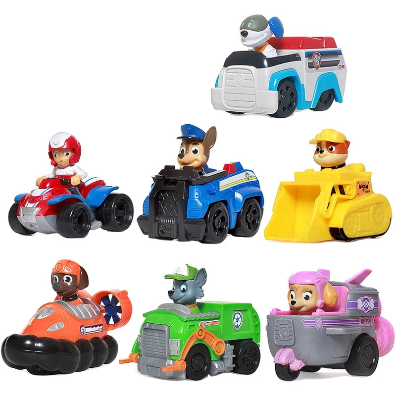 Paw Patrol собака игрушка полный командный центр самолет яхта паром Marshall щебень Чейз Скай Райдер патрула Kainina фигурка лапа игрушка - Цвет: 17