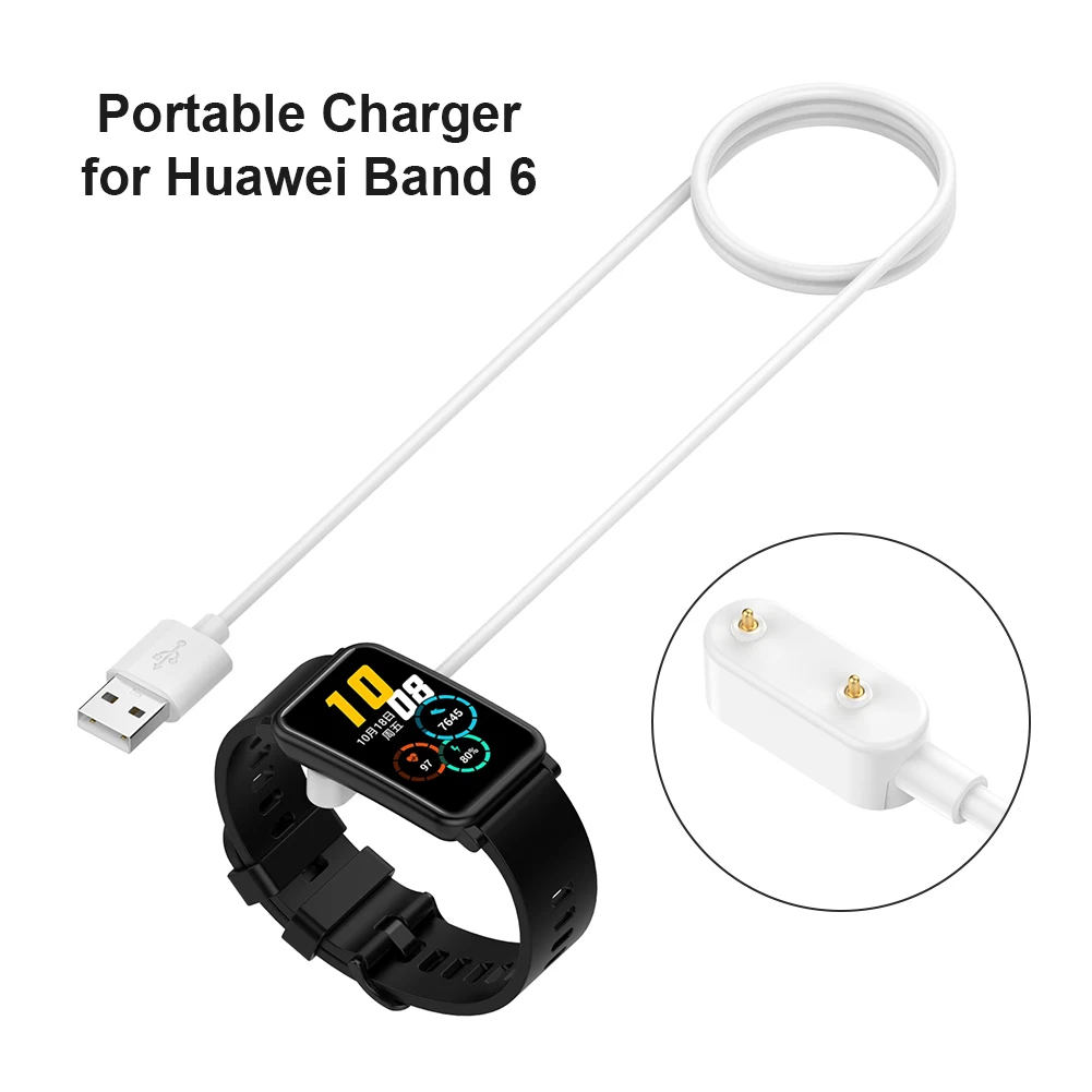 1m USB Charging Cable for Huawei Band 6 Pro/Huawei Watch Fit/Children Watch 4X/Honor Watch ES/Band 6 Short Circuit Protection