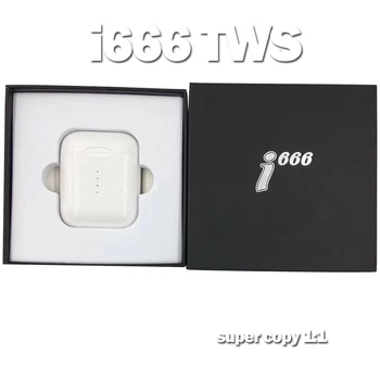 

I666 TWS Wireless Headphone Bluetooth 5.0 Headset Sport Earbuds Touch Control With Charging Box Wireless Charging PK i188 i199