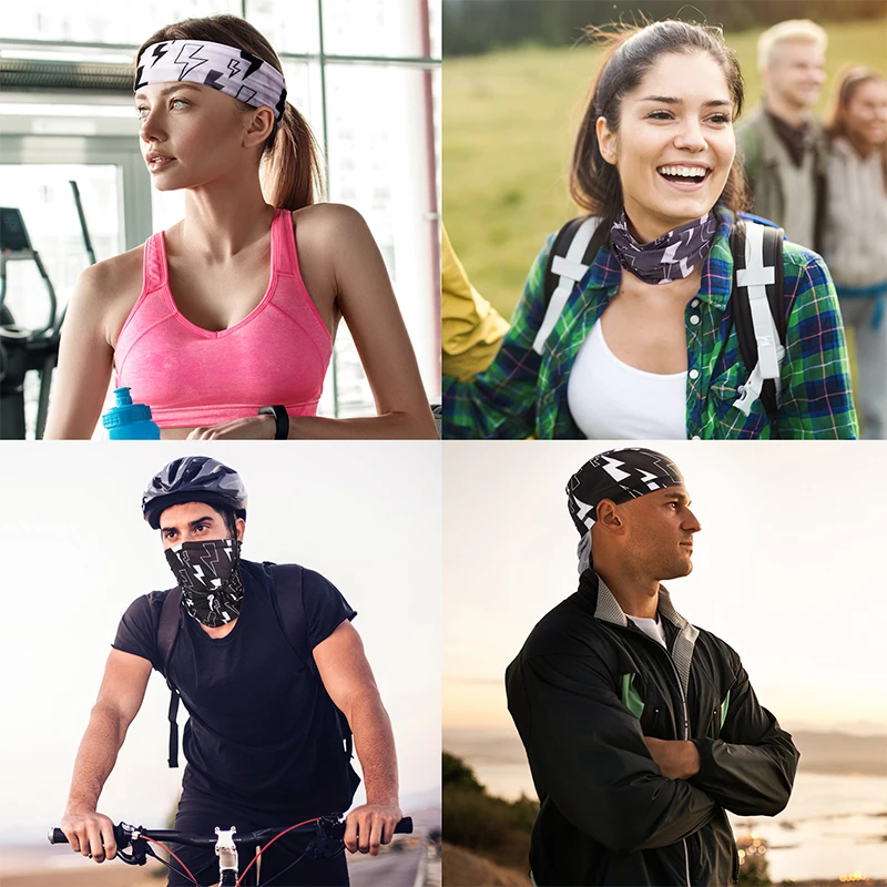 Bike Bicycle Summer Sunscreen Ice Silk Face Mask Breathable Riding Scarf bandana mountain hat cap Girls MTB Pirate | Автомобили и