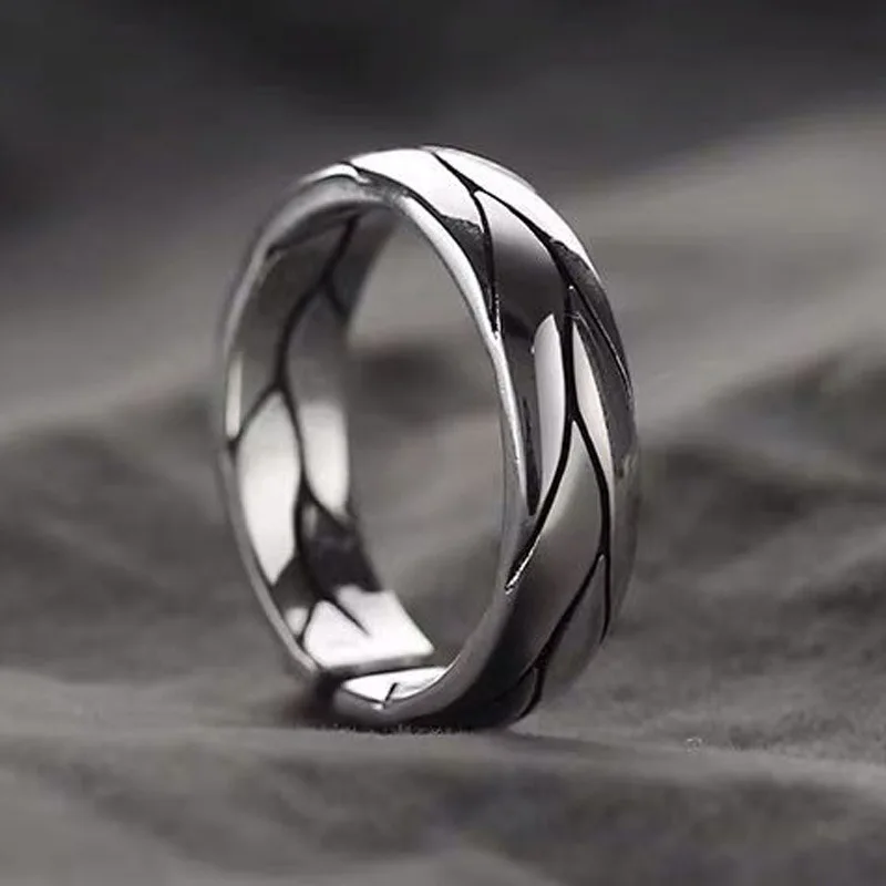 Classic Punk Hip Hop Multi Faceted Charm Opening Mens Rings For Vintage Gothic Male Party Biker Club Christmas Jewelry Set | Украшения и
