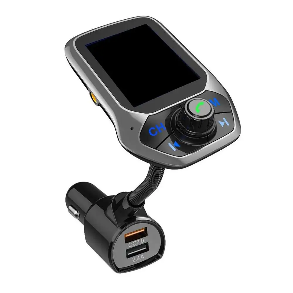 T43 автомобильный Bluetooth Mp3 многофункциональный большой цветной экран 3,0 Bluetooth автомобильное зарядное устройство без потерь автомобильный Playe