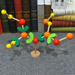 Детская деревянная игрушка детский сад Красочные DIY игрушки фруктовое Дерево Детские сборки фруктовое дерево раннее образовательное