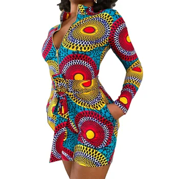 Alternative view of Benga African Long Sleeve Mini Playsuit