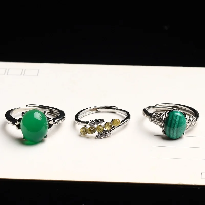 1 шт. кольцо из натурального кристалла ювелирные изделия кварца минерала модные