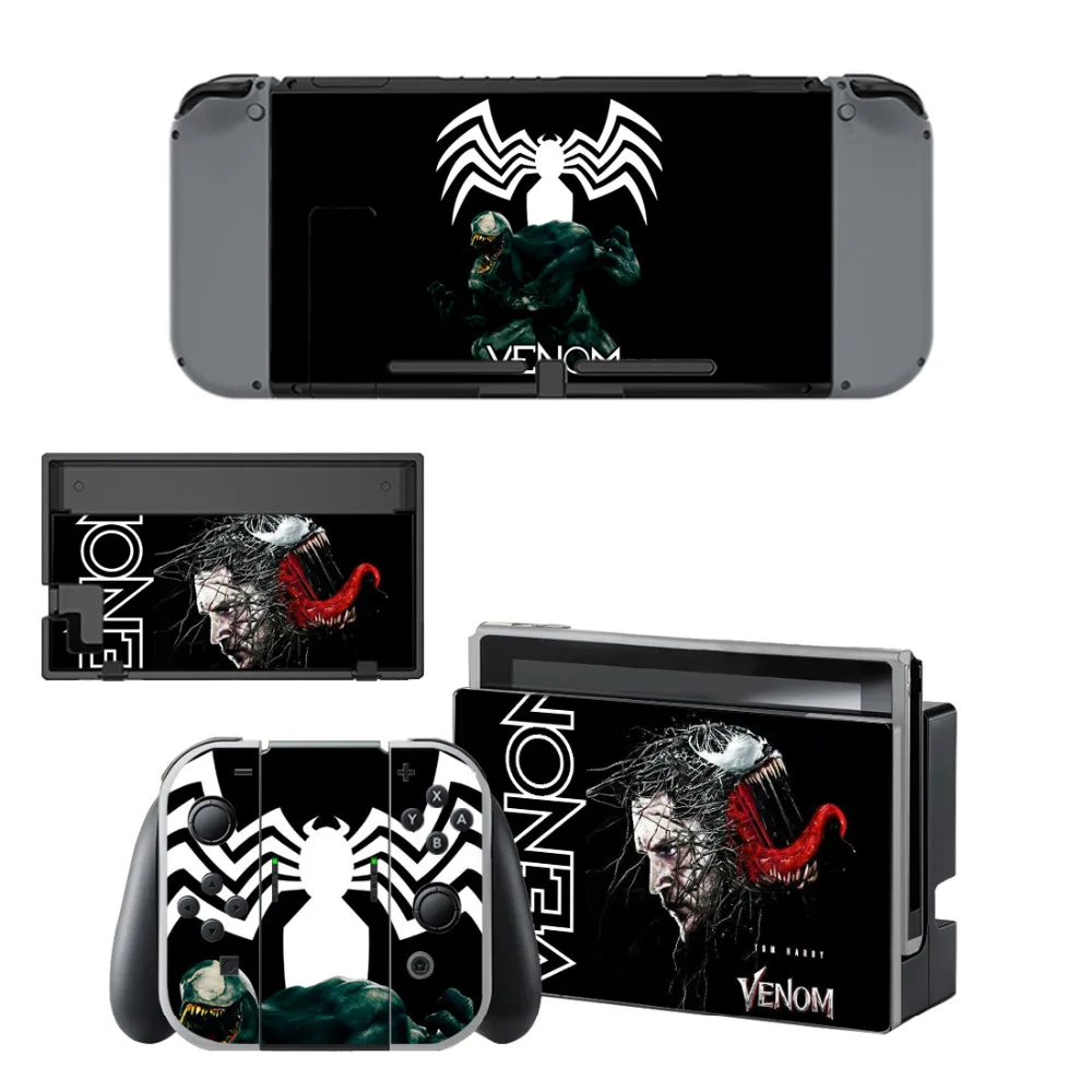 Ядовитая наклейка s для nintendo Switch NS консоль и геймпад контроллер nintendo Switch игровая Наклейка Виниловые наклейки протектор