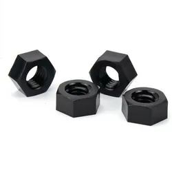 10/20pcs Nylon Hexagon Nut Black White M2 M2.5 M3 M4 M5 M6 M8 M10 M12 Plastic Insulation Hex Nuts