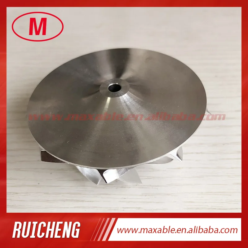 GT15-25 53.11/70.98mm 9+0 blades aluminum 2618/milling/billet compressor wheel .