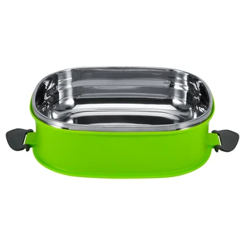 

2 Layer Stainless Steel Lunch Food Container 1600ML Dinner Lunch Box Green