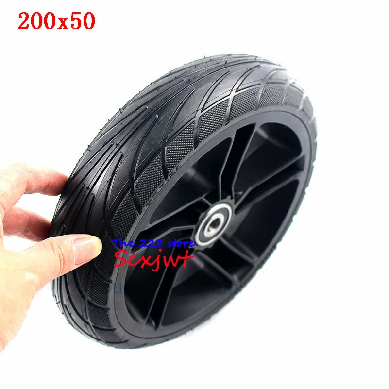 

8 inch Practical Back Wheel tire Durable solid Tyre alloy wheel hub for Xiaomi Ninebot ES1 ES2 ES4 Electric Scooter