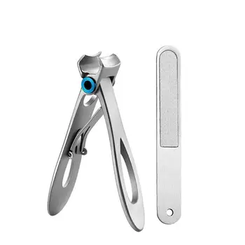 

Professional Stainless Steel Nail Clipper Nail Cutter Trimmer Manicure Tool Metal Nail File