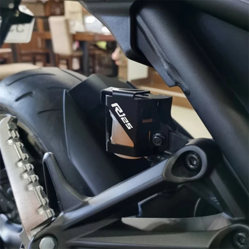 CNC 리어 브레이크 유체 저장소 캡 실린더 커버 및 가드 커버, 야마하 YZFR125 YZF R125 2014-2024 오토바이 보호대