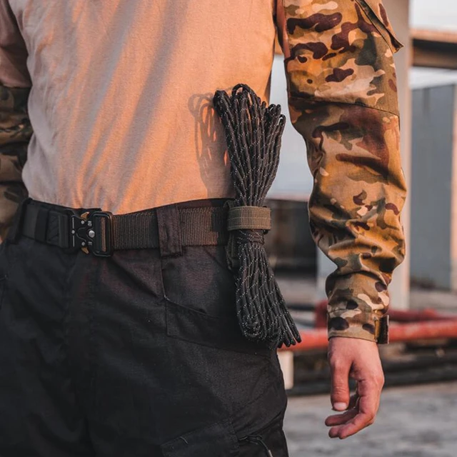 3PCS Tactical Molle Belt Keeper Webbing Clip Keychain Holders Backpack Carabiners Hook Water Bottle Hanger Key Ring Clasp Clip 2