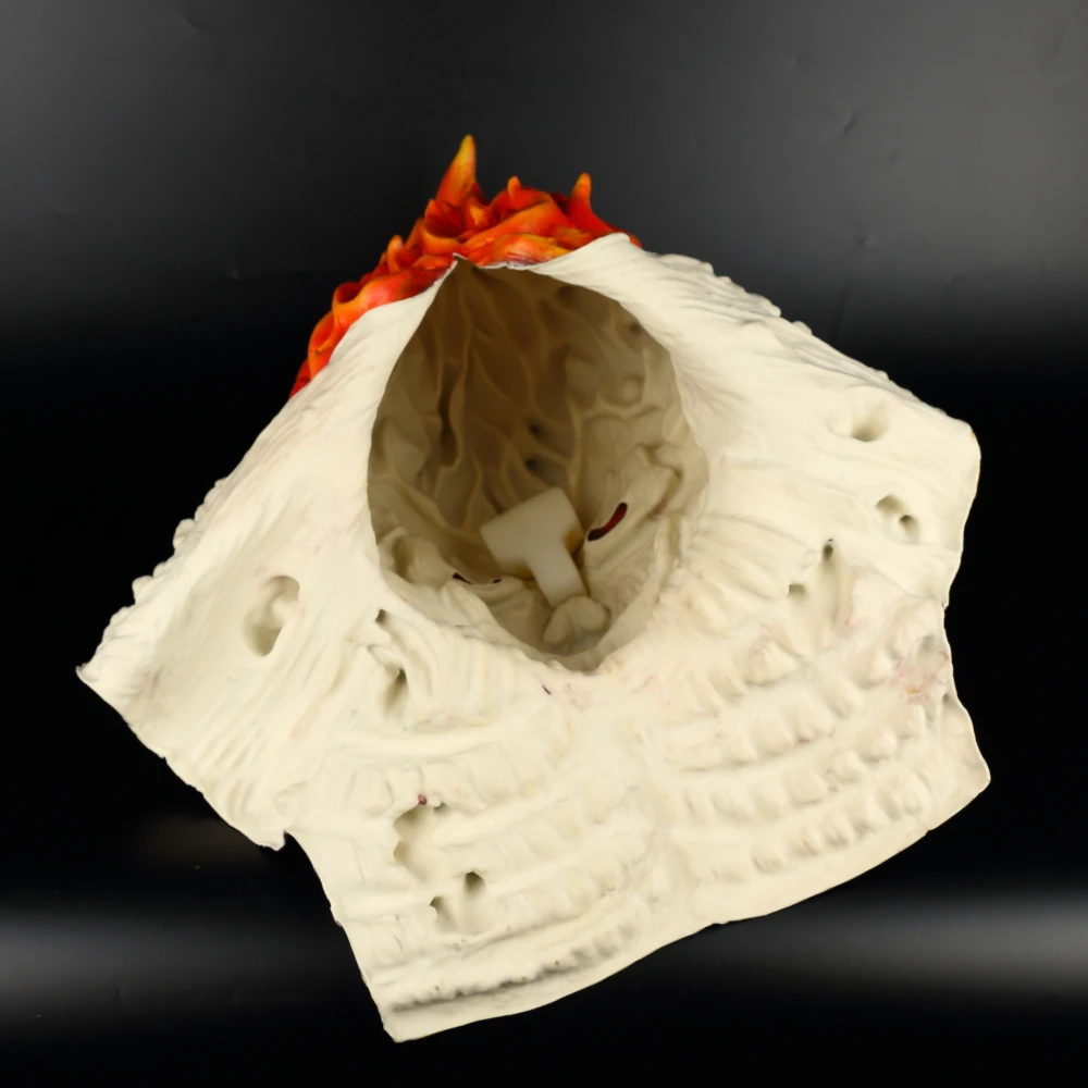 Skull Flame Mask Halloween Cosplay Fireman Mask Full Head Halloween Masquerade Party Mask Props (3)