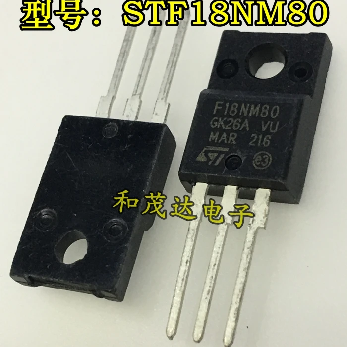 5 шт./STF18NM80 F18NM80 18NM80 800V17A TO-220F TO220F