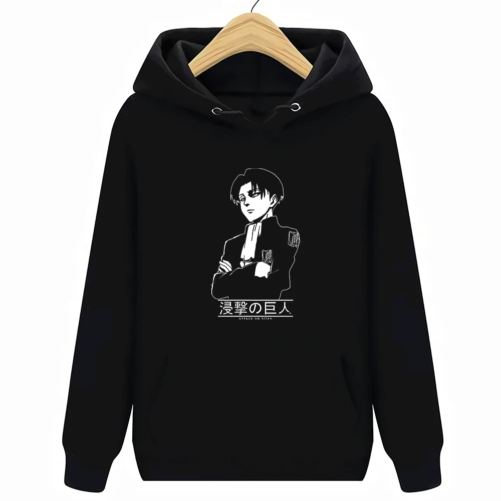 Толстовки и толстовки с Аниме Манга Attaque Sur Titan Shingeki Non Kyojin Levi