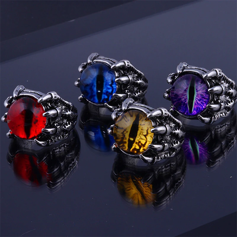 2025 Fashion Style 4 modische, kreative Clip-On-Augenringe für Damen, personalisierte Punkringe, Schmuck, Bar- und Nachtclub-Accessoires für Herren, Geschenke_voghion.com