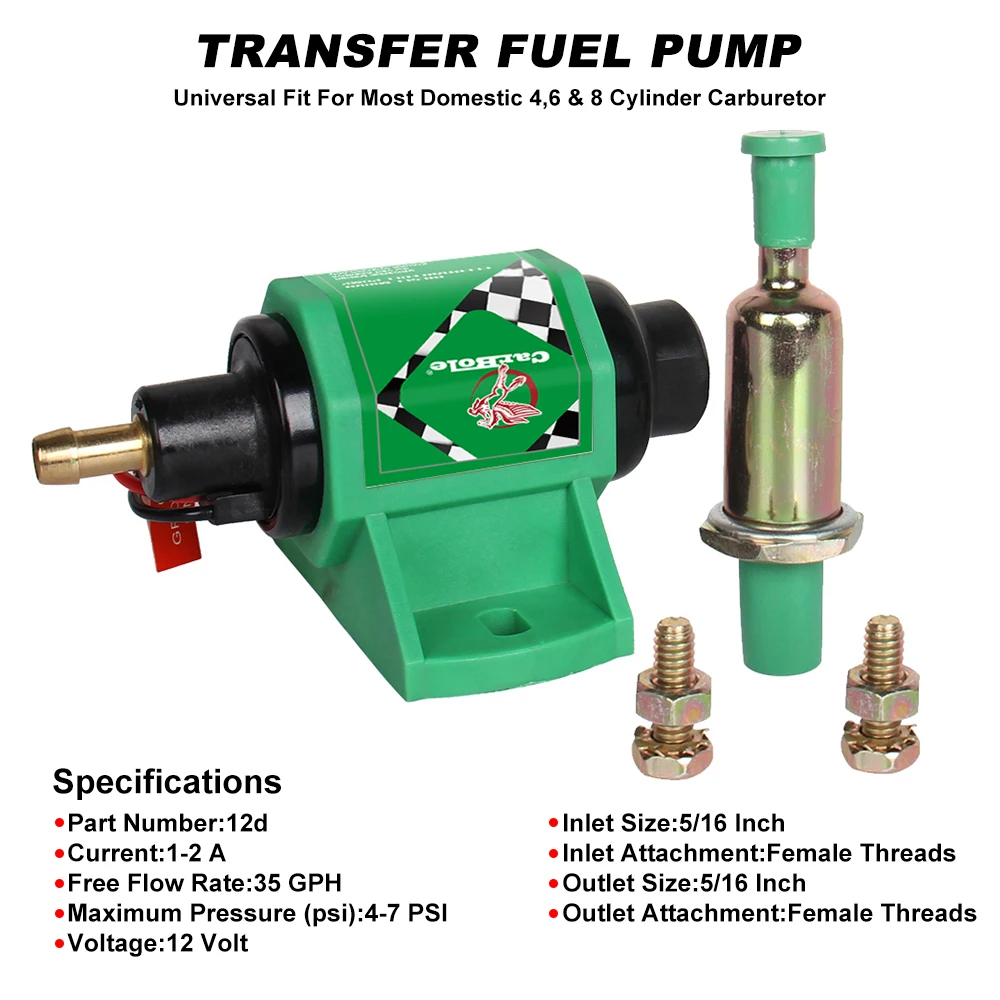 Accel 12D Micro Electric Diesel Fuel Pump Quadratec, 47 OFF
